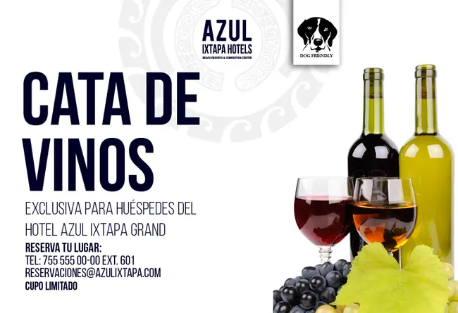 ¡Cata de Vinos 🍷! Hotel Azul Ixtapa Grand Resort Spa and Convention Center Ixtapa Zihuatanejo ¡Cata de Vinos 🍷! Hotel Azul Ixtapa Grand Resort Spa and Convention Center Ixtapa Zihuatanejo