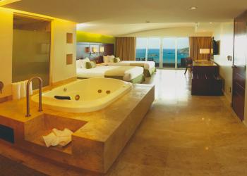 Suite luxueuse avec 2 deux lits de taille royale Hôtel Azul Ixtapa Grand Resort Spa and Convention Center Ixtapa Zihuatanejo Suite luxueuse avec 2 deux lits de taille royale Hôtel Azul Ixtapa Grand Resort Spa and Convention Center Ixtapa Zihuatanejo